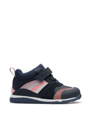 Clarks Blue Standard Fit (F) Toddler Todal 2 Glow Boots - Image 1 of 8