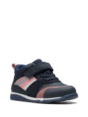 Clarks Blue Standard Fit (F) Toddler Todal 2 Glow Boots - Image 4 of 8