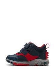Clarks Blue Standard Fit (F) Toddler Steggy Rex Boot Trainers - Image 2 of 8