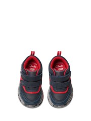 Clarks Blue Standard Fit (F) Toddler Steggy Rex Boot Trainers - Image 5 of 8