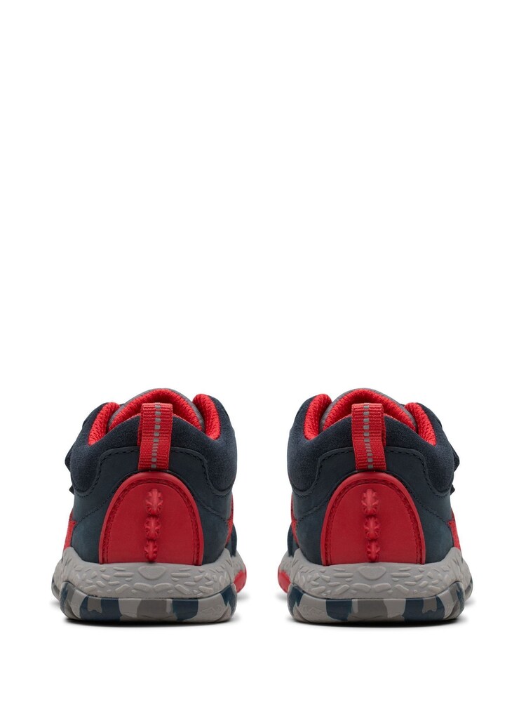 Clarks Blue Standard Fit (F) Toddler Steggy Rex Boot Trainers - Image 6 of 8