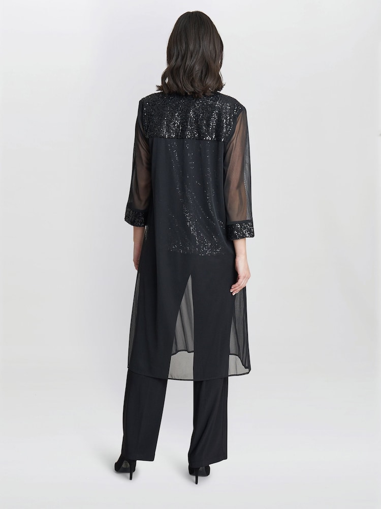 Gina Bacconi Black Jessica Three Piece Suit Set - Image 2 of 5