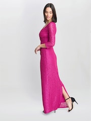 Gina Bacconi Fearne Lace Wrap Maxi Dress - Image 5 of 6