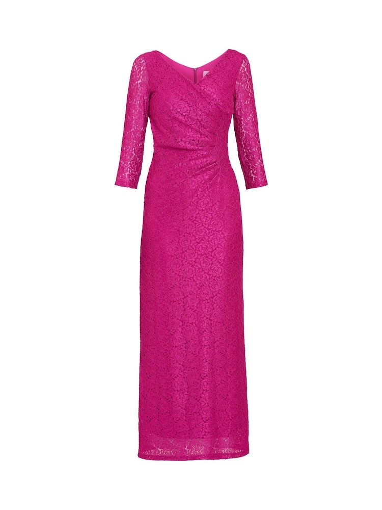 Gina Bacconi Fearne Lace Wrap Maxi Dress - Image 6 of 6