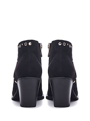 Moda in Pelle Penza Western Style Smart Ankle Black Boots - Image 3 of 4