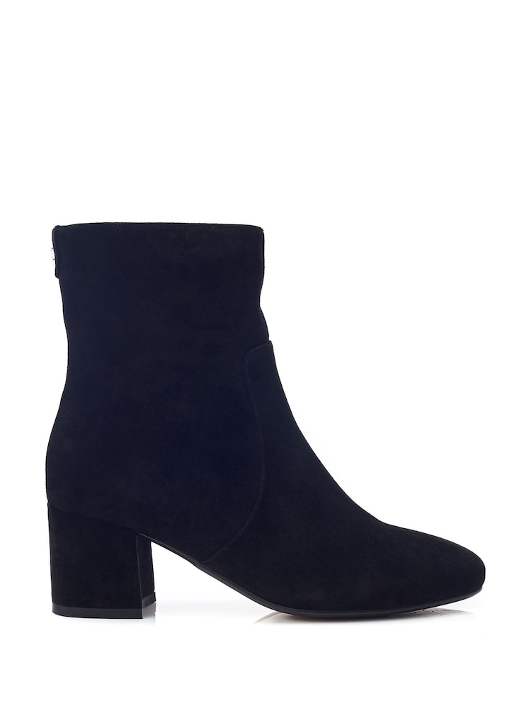 Moda in Pelle Otto Low Block Heeled Black Boots - Image 1 of 4