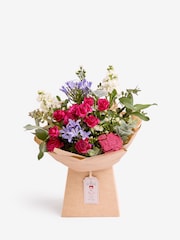 The Chateau by Angel Strawbridge White Rose and Agapanthus Fresh Flower Bouquet in Pail - Image 3 of 5