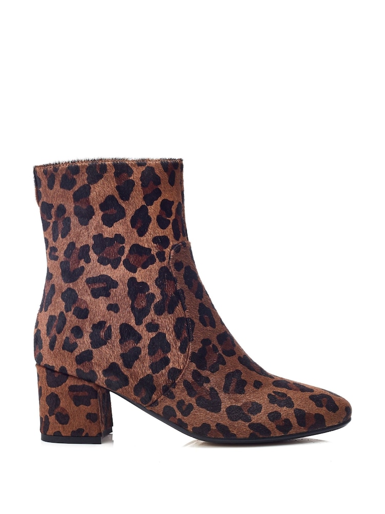 Moda in Pelle Otto Low Block Heeled Black Boots - Image 1 of 4