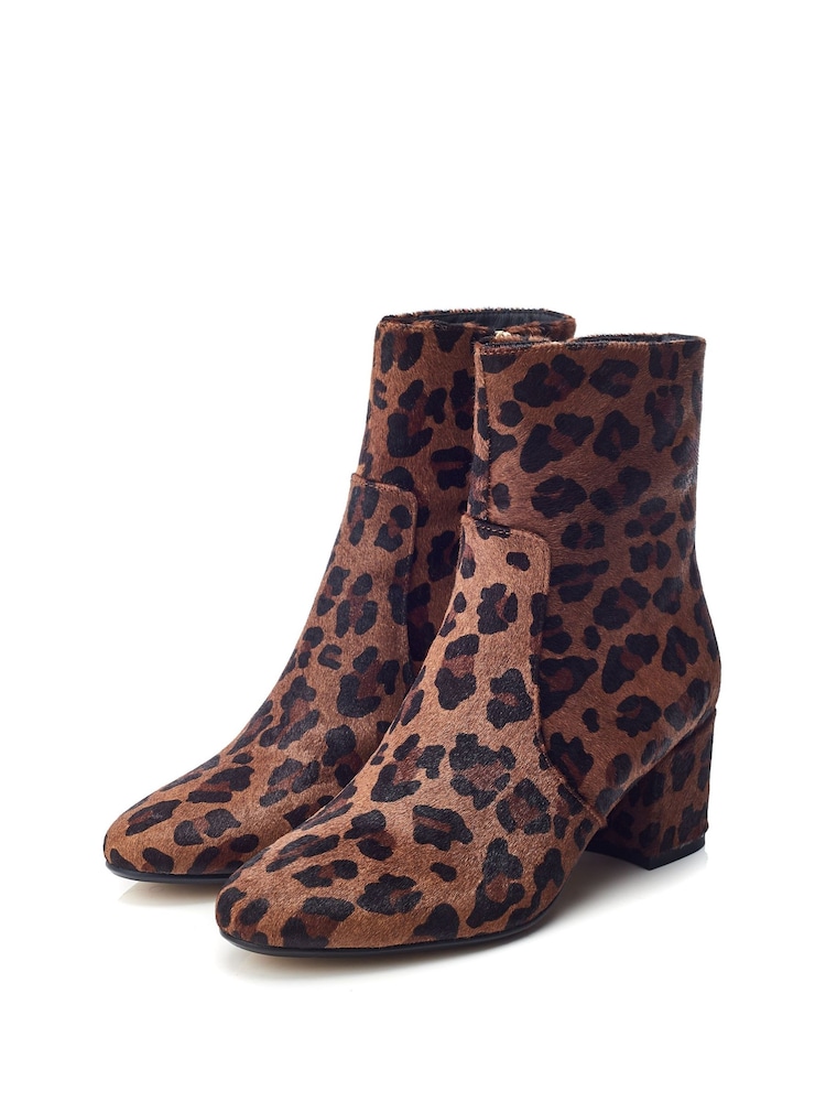 Moda in Pelle Otto Low Block Heeled Black Boots - Image 2 of 4