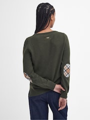 Barbour® Green Pendle Crew Jumper - Image 3 of 7