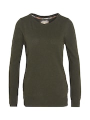 Barbour® Green Pendle Crew Jumper - Image 7 of 7