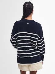 Barbour® Blue Belmore Knit Jumper - Image 2 of 6