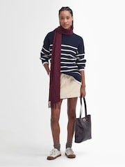 Barbour® Blue Belmore Knit Jumper - Image 3 of 6
