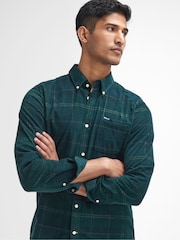 Barbour® Green Blair TF 100% Cotton Shirt - Image 4 of 5