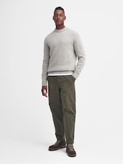 Barbour® Grey Grangetown Crew Jumper - Image 2 of 5