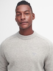 Barbour® Grey Grangetown Crew Jumper - Image 4 of 5