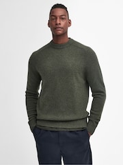 Barbour® Green Grangetown Crew Neck Sweater - Image 1 of 5