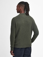Barbour® Green Grangetown Crew Neck Sweater - Image 2 of 5