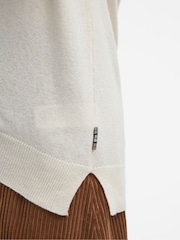 Barbour® Cream Pendle Crew Jumper - Image 6 of 6
