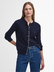 Barbour® Blue Pendle Cardigan - Image 1 of 6