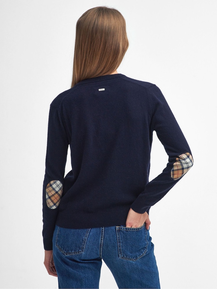 Barbour® Blue Pendle Cardigan - Image 2 of 6