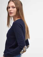 Barbour® Blue Pendle Cardigan - Image 3 of 6