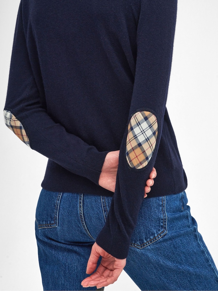 Barbour® Blue Pendle Cardigan - Image 6 of 6