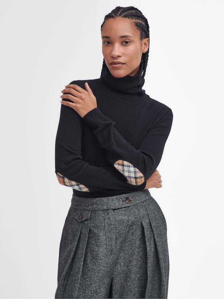 Barbour® Black Pendle Knit Jumper - Image 1 of 6