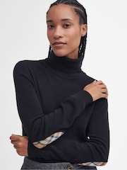Barbour® Black Pendle Knit Jumper - Image 4 of 6
