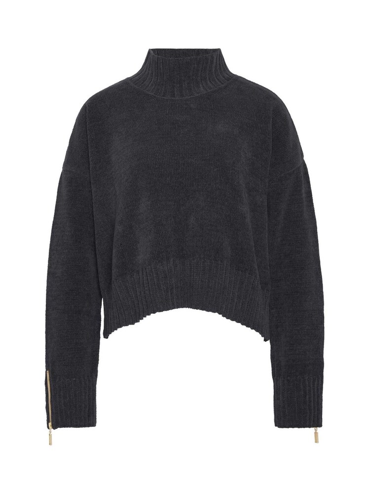 Barbour® International Black Milla Knit 100% Cotton Jumper - Image 5 of 5 Barbour® International Black Milla Knit 100% Cotton Jumper - Image 5 of 5