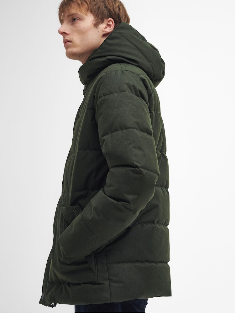 Barbour® Green Brampton Puffer Jacket - Image 4 of 6