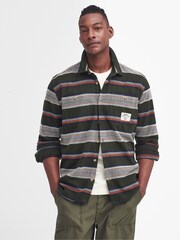 Barbour® Green Bowen 100% Cotton Shirt - Image 1 of 5