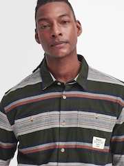 Barbour® Green Bowen 100% Cotton Shirt - Image 4 of 5