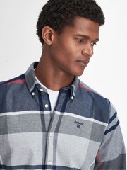 Barbour® Blue Iceloch 100% Cotton Shirt - Image 4 of 5