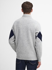 Barbour® Grey Hartfield Quarter Zip Jumper - Image 2 of 6