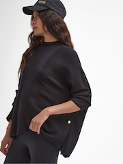 Barbour® International Sunita Knit 100% Cotton Black Jumper - Image 5 of 6