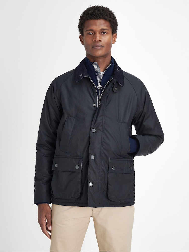Barbour® Blue 100% Cotton Ambleside Wax Jacket - Image 1 of 6