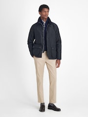 Barbour® Blue 100% Cotton Ambleside Wax Jacket - Image 3 of 6