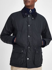 Barbour® Blue 100% Cotton Ambleside Wax Jacket - Image 6 of 6