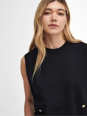 Barbour® Black Kathryn Knit 100% Cotton Jumper - Image 4 of 4