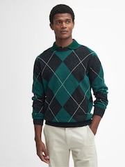 Barbour® Black Sutherwell Crew Jumper - Image 1 of 5