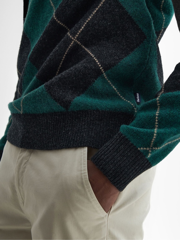 Barbour® Black Sutherwell Crew Jumper - Image 5 of 5