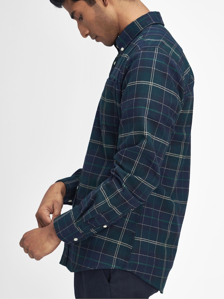 Barbour® Green Kyeloch TF 100% Cotton Shirt - Image 5 of 5