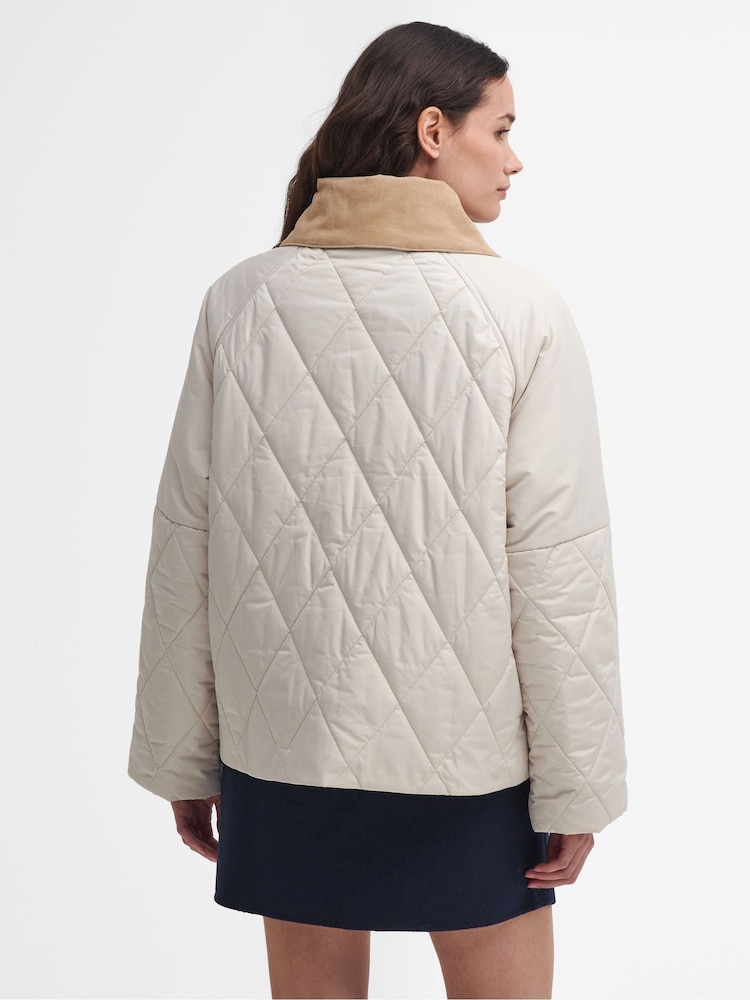 Barbour Cream Milby Quilt Jacket - Image 2 of 6