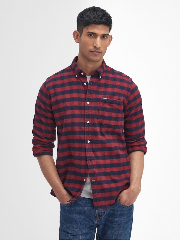 Barbour® Red Endfield TF 100% Cotton Shirt - Image 1 of 5