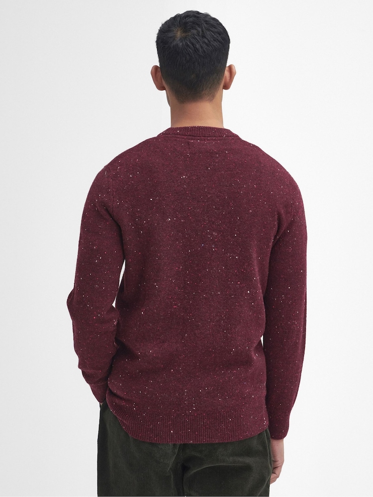 Barbour® Red Tainsbury Crew Jumper - Image 2 of 5