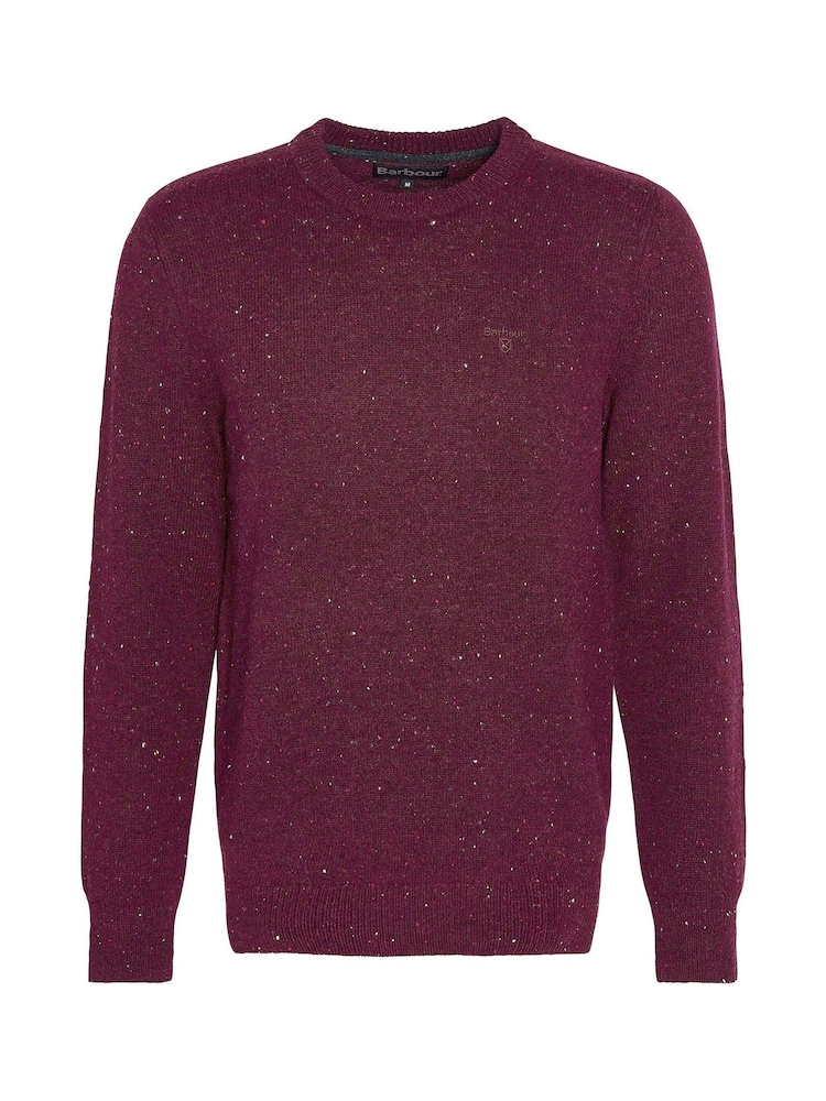Barbour® Red Tainsbury Crew Jumper - Image 5 of 5