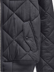 Barbour® International Quilted Merch Black Jacket - Image 4 of 4