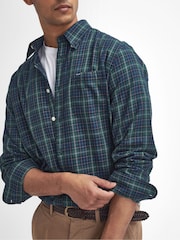 Barbour® Green 100% Cotton Lanark Shirt - Image 4 of 5
