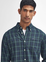 Barbour® Green 100% Cotton Lanark Shirt - Image 5 of 5